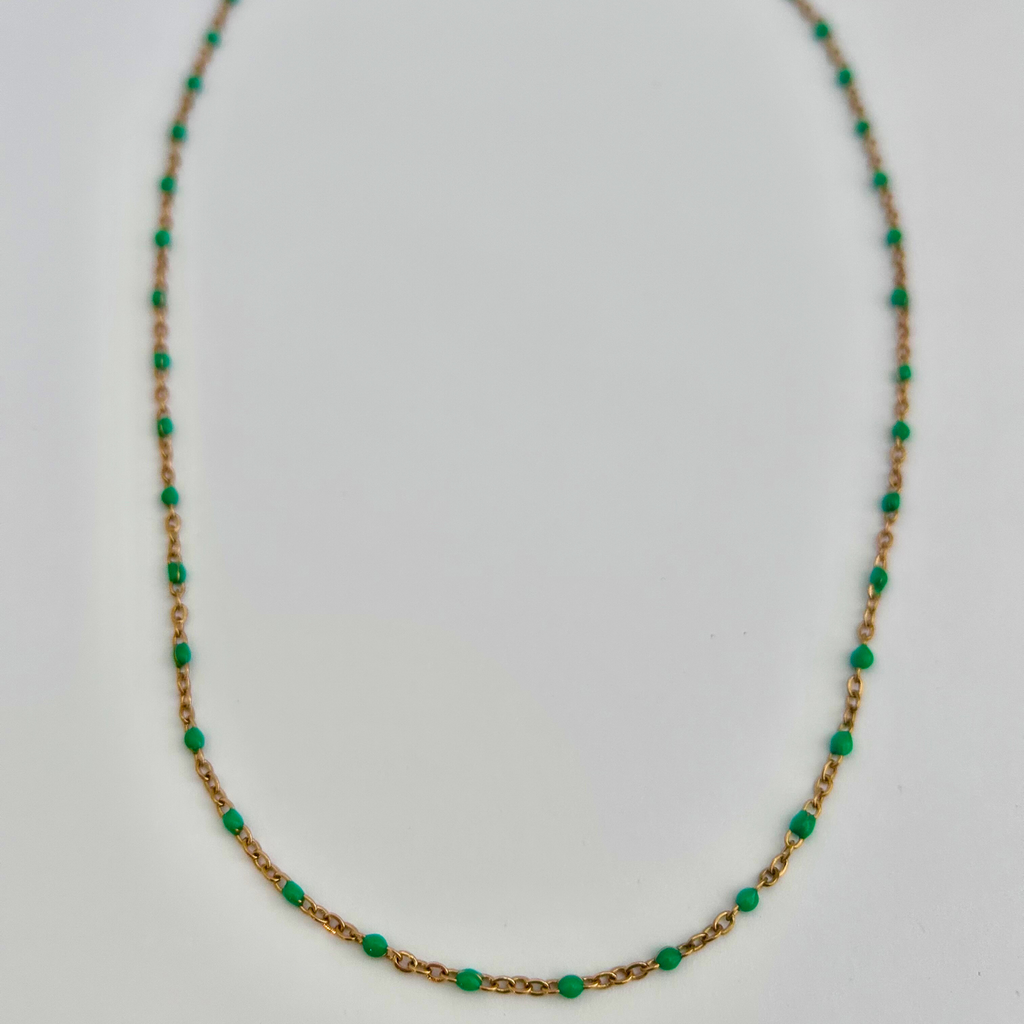 Green Elaine Necklace