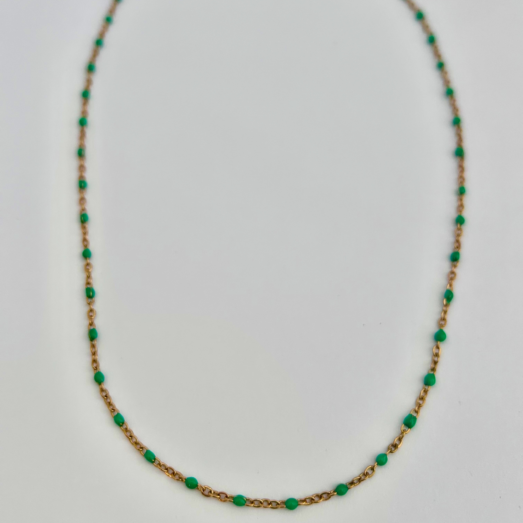 Green Elaine Necklace