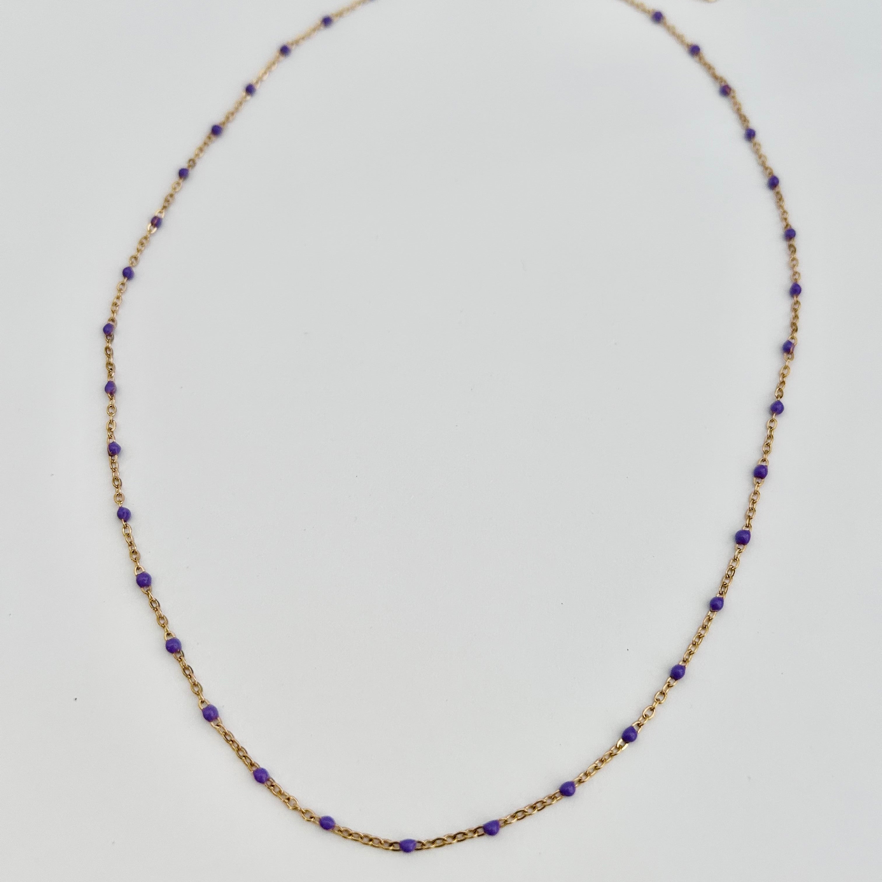 Purple Elaine Necklace