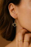 Lotus Earrings