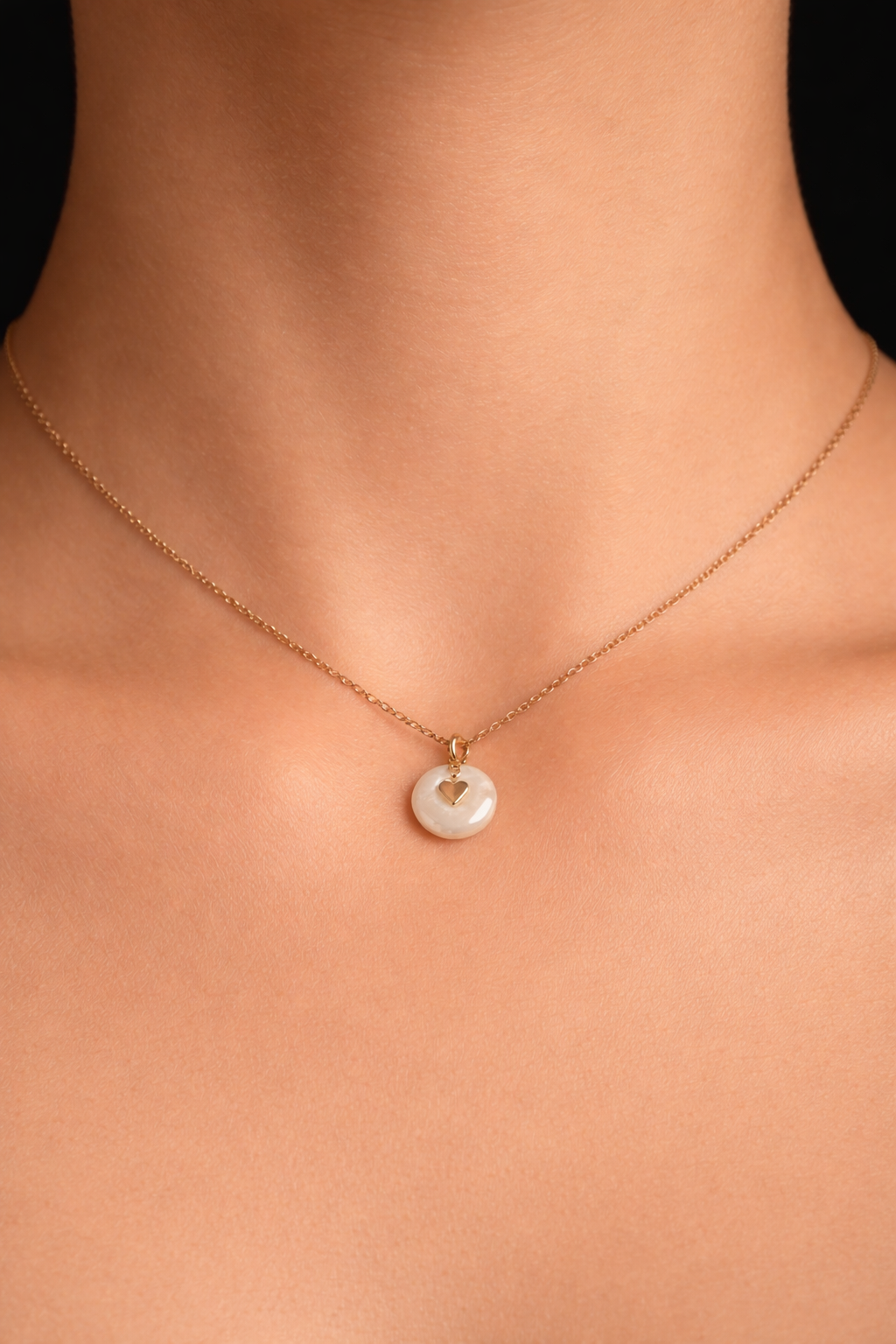Pearl Heart Necklace